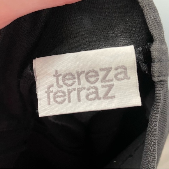 [S] True Vintage Y2K Tereza Ferraz Black & Grey Patchwork Body Con Mini Skirt - Picture 9 of 9